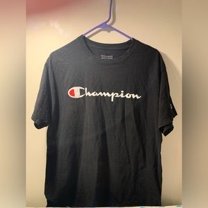 Black Champion t shirt